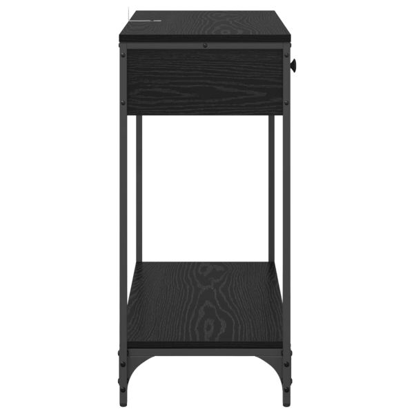 Конзолна маса Черния дъб 75 x 34,5 x 75 см Инженерно дърво