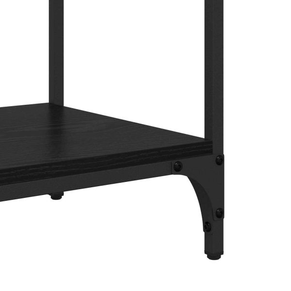 Конзолна маса Черния дъб 75 x 34,5 x 75 см Инженерно дърво