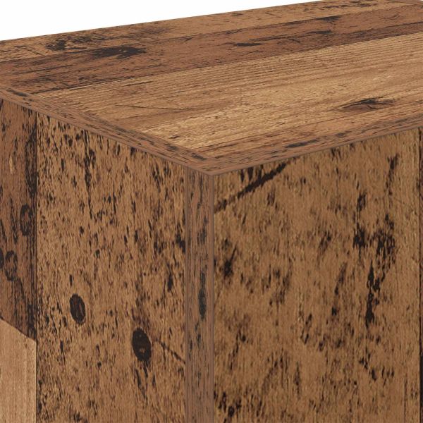 TV стенен шкаф Старо дърво 40,5x30x40см Инженерно дърво