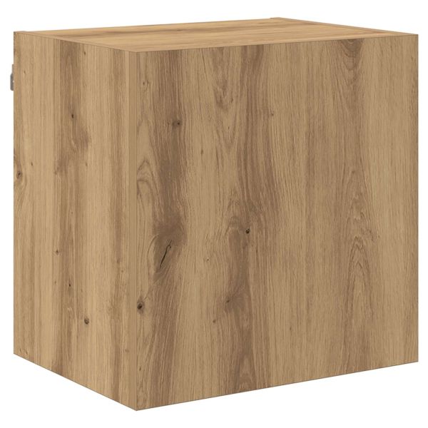 TV стенен шкаф Дъб 40,5x30x40см Инженерно дърво