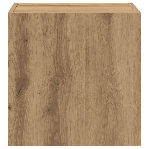 TV стенен шкаф Дъб 40,5x30x40см Инженерно дърво