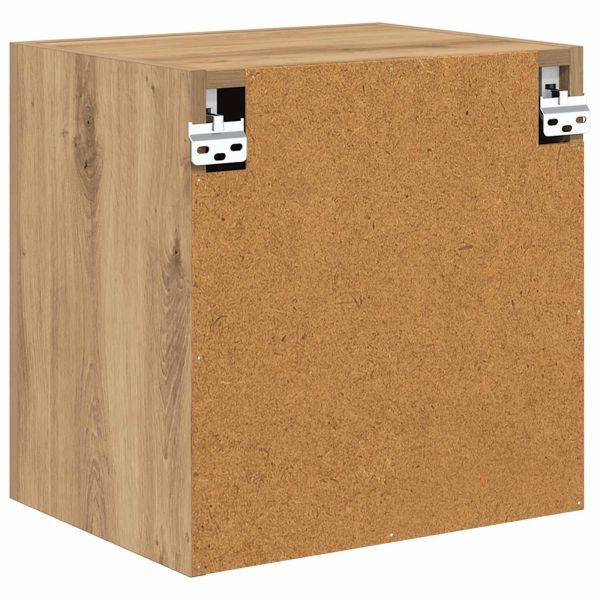 TV стенен шкаф Дъб 40,5x30x40см Инженерно дърво