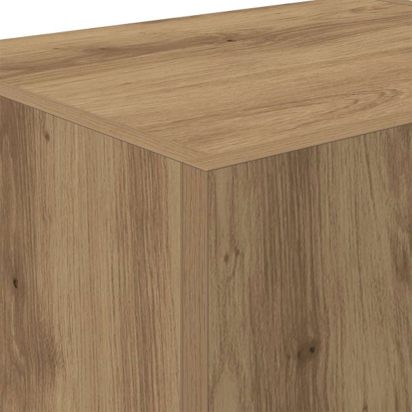 TV стенен шкаф Дъб 40,5x30x40см Инженерно дърво