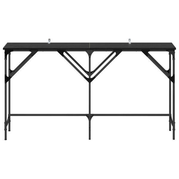 Конзолна маса Черния дъб 140 x 29 x 75 см Инженерно дърво