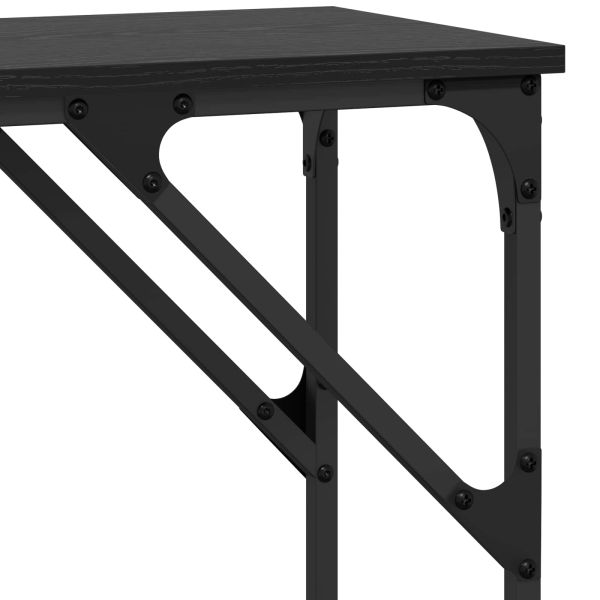 Конзолна маса Черния дъб 140 x 29 x 75 см Инженерно дърво