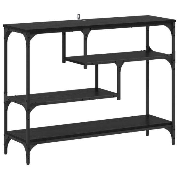 Конзолна маса Черния дъб 100 x 30 x 75 см Инженерно дърво