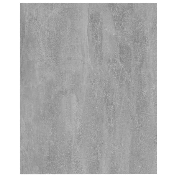 Рафтове, 4 бр, бетонно сиви, 40x50x1,5 см, инженерно дърво