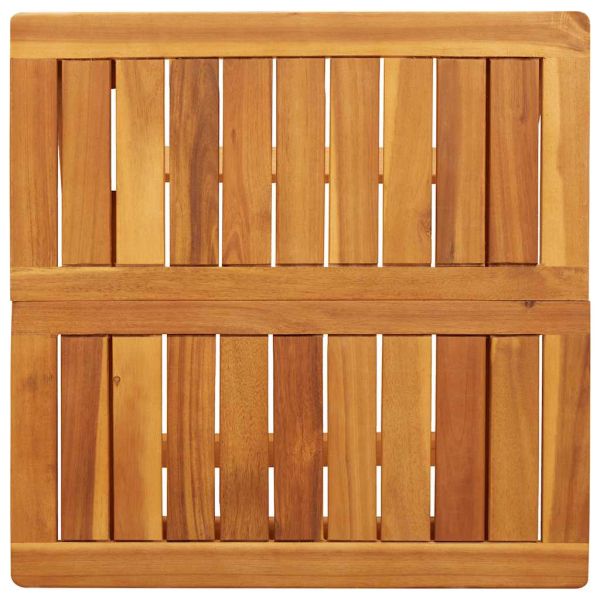 Сгъваема градинска маса 50x50x50 см масивна акация