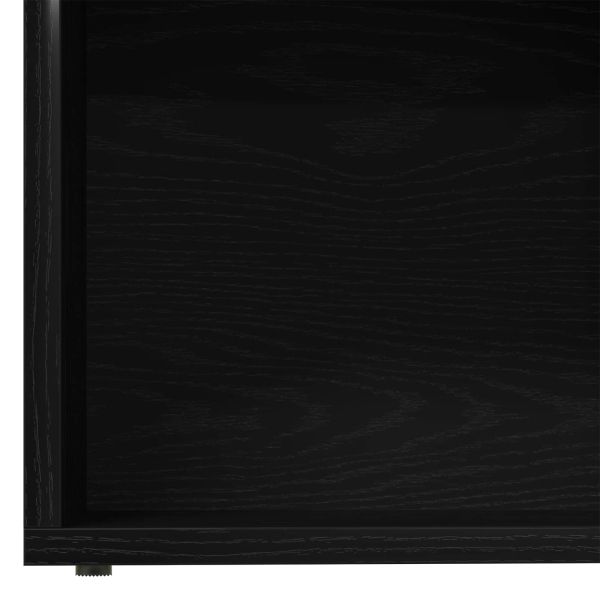 Рафт за книги 3 pcs Черния дъб 36 x 30 x 143 cm Инженерно дърво