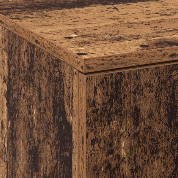 Висок шкаф Старо дърво 70 x 33.5 x 180 см Инженерно дърво