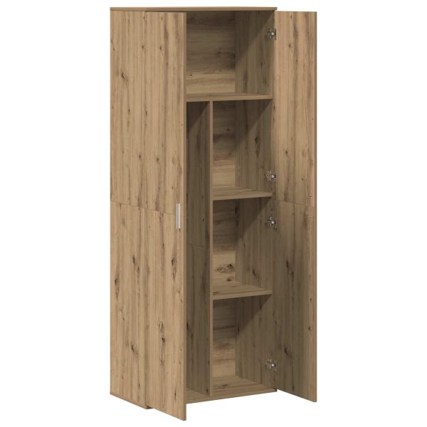 Висок шкаф Дъб 70 x 33.5 x 180 см Инженерно дърво