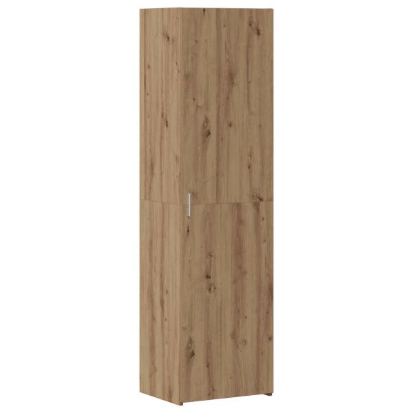 Висок шкаф 2 pcs Дъб 50 x 42,5 x 185 см