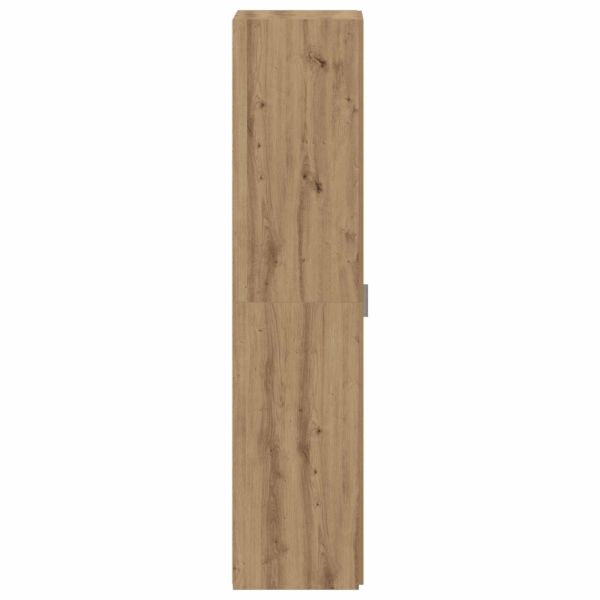 Висок шкаф 2 pcs Дъб 50 x 42,5 x 185 см