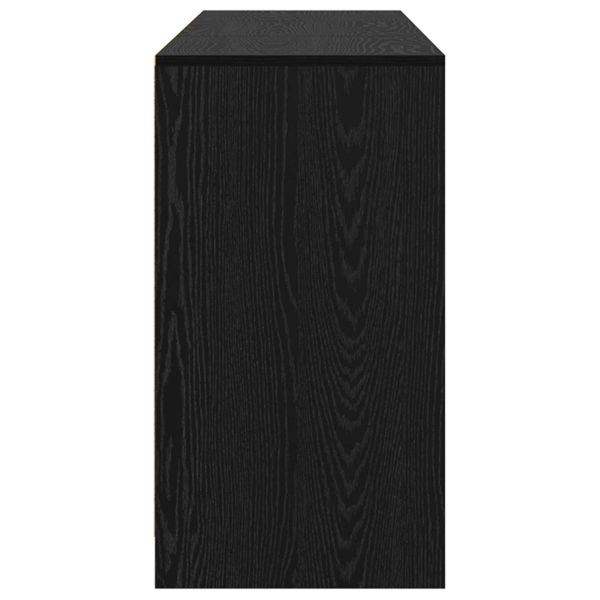 Служебен шкаф 3 pcs Черния дъб 70 x 41 x 75 см Инженерно дърво