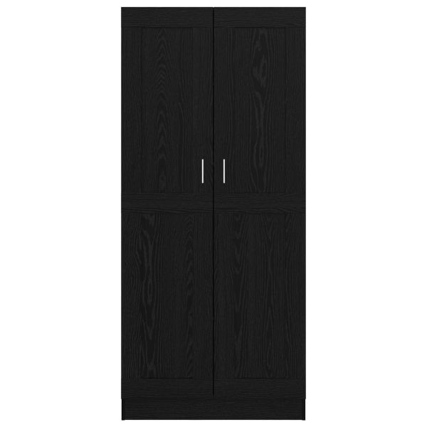 Шкаф за книги Черния дъб 82,5 x 30,5 x 185 см Инженерно дърво