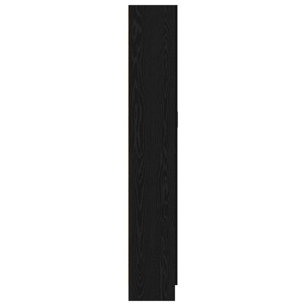 Шкаф за книги Черния дъб 82,5 x 30,5 x 185 см Инженерно дърво