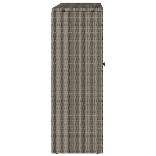 Шкаф за съхранение с рафт с врата Сив 100 x 36 x 102 см Ратан