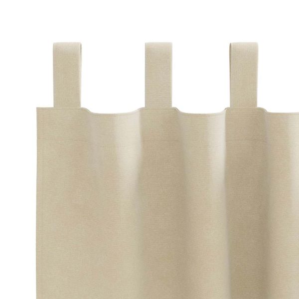Затъмняващи завеси 2 pcs Крем 140 x 225 cm Кадифе
