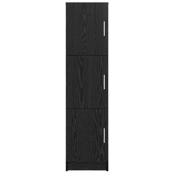 Висок шкаф Черния дъб 31.5 x 32 x 122.5 см