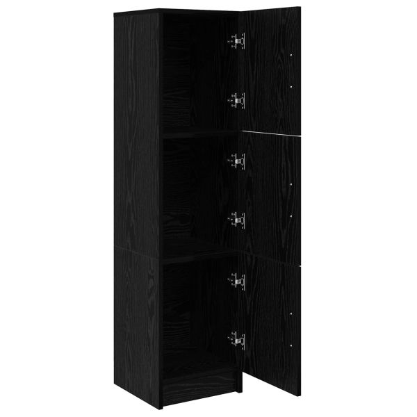 Висок шкаф Черния дъб 31.5 x 32 x 122.5 см