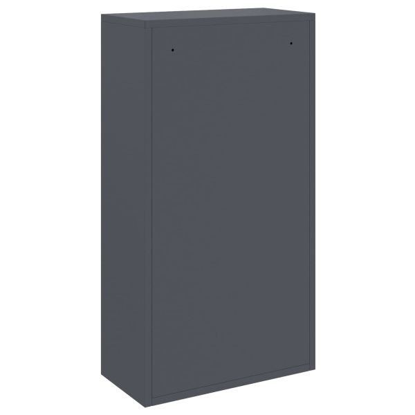 Пощенска кутия за пратки Антрацит 44 x 22 x 82 см Стомана