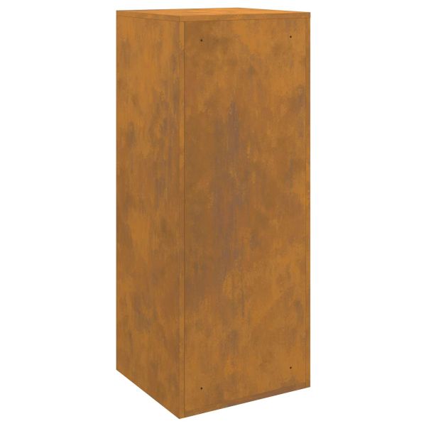 Пощенска кутия за пратки с врата Ръждясало 41 x 38 x 103 см