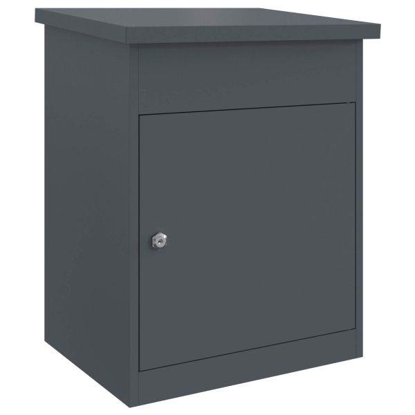 Пощенска кутия за пратки Антрацит 47.5 x 38 x 59 см Стомана
