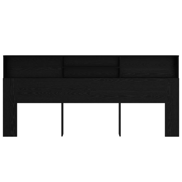 Табла за легло Черния дъб 220 x 19 x 101,5 см Инженерно дърво