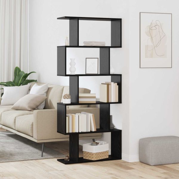 Шкаф за книги Черния дъб 70 x 24 x 161 см Инженерно дърво