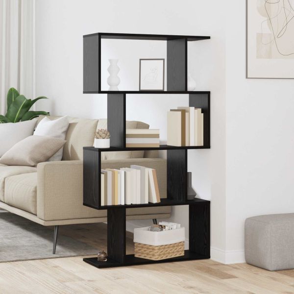 Шкаф за книги Черния дъб 70 x 24 x 129 см Инженерно дърво
