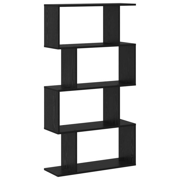 Шкаф за книги Черния дъб 70 x 24 x 129 см Инженерно дърво