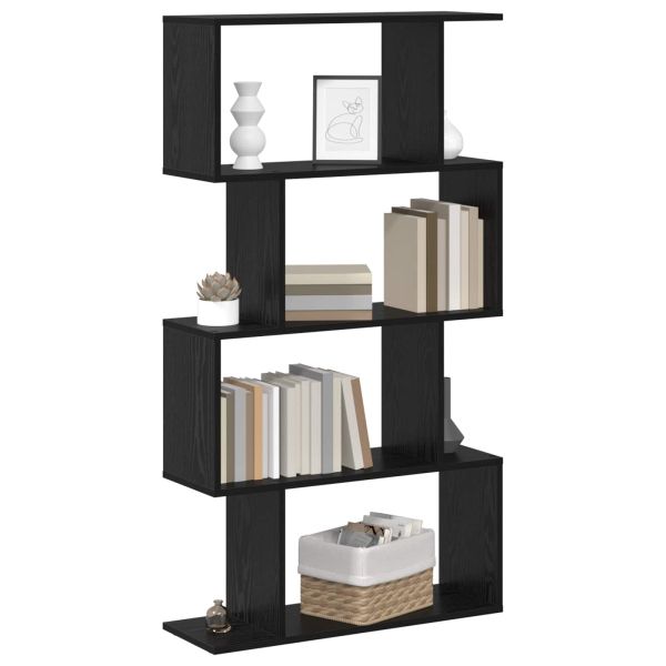 Шкаф за книги Черния дъб 70 x 24 x 129 см Инженерно дърво