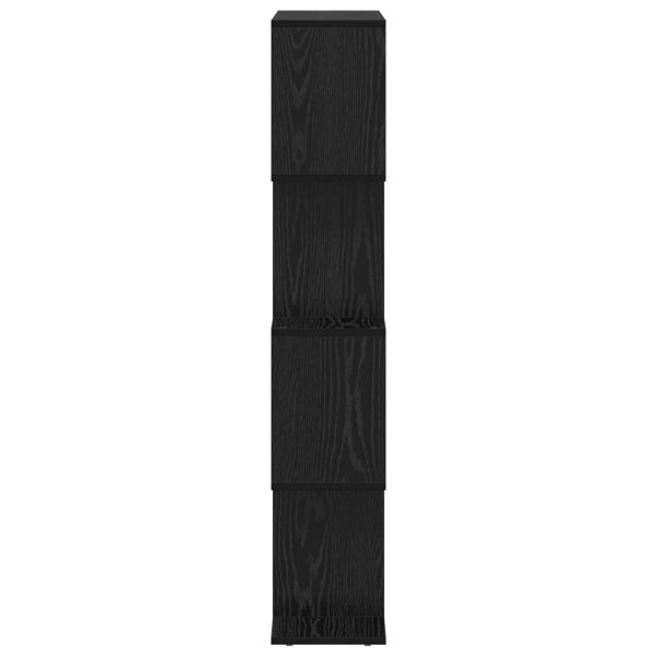 Шкаф за книги Черния дъб 70 x 24 x 129 см Инженерно дърво