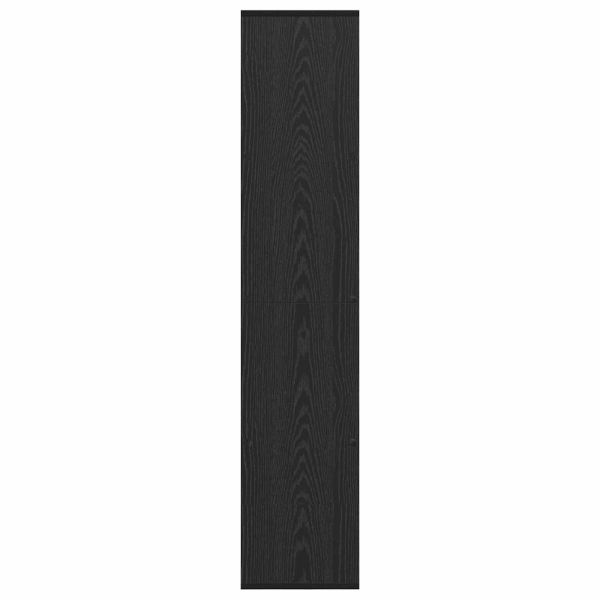 Шкаф за книги Черния дъб 132 x 29 x 141,5 см Инженерно дърво