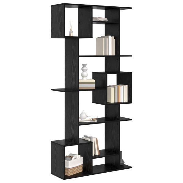 Шкаф за книги Черния дъб 92 x 29 x 188 см Инженерно дърво