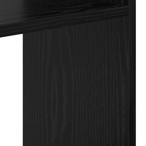 Шкаф за книги Черния дъб 92 x 29 x 188 см Инженерно дърво