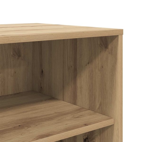 Служебен шкаф 3 pcs Дъб 70 x 41 x 75 см Инженерно дърво