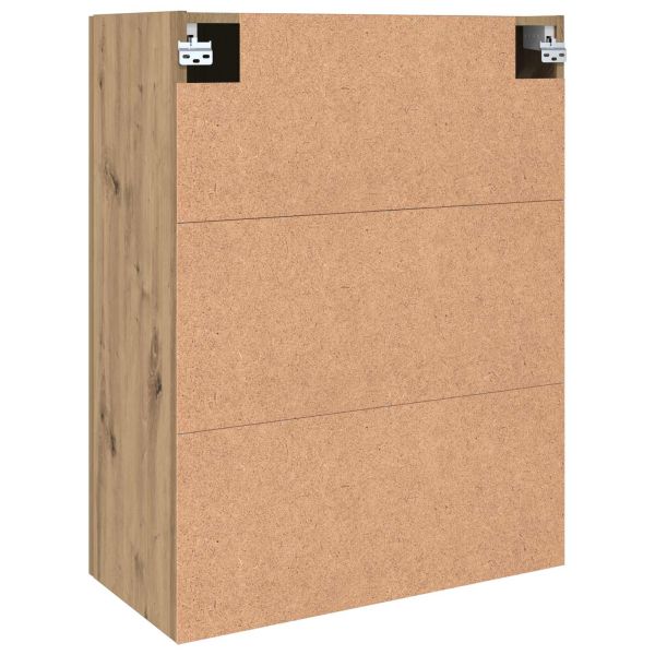 Стенно шкафче 2 pcs Дъб 69,5 x 34 x 90 см Инженерно дърво