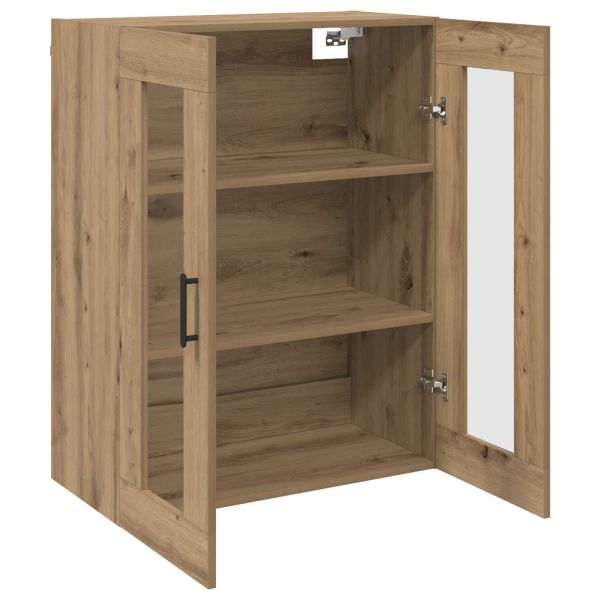 Стенни шкафове 2 pcs дъб артизан 69,5 x 34 x 90 см