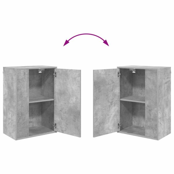 Комплект ТВ шкаф 4 pcs Циментено сиво Инженерно дърво