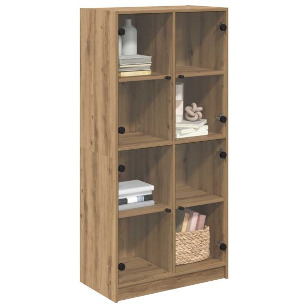 Висок шкаф Дъб 68 x 37 x 142 см Инженерно дърво