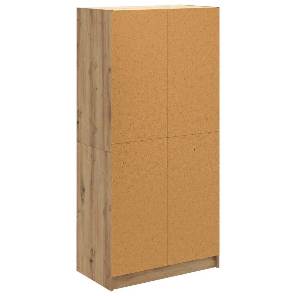 Висок шкаф Дъб 68 x 37 x 142 см Инженерно дърво