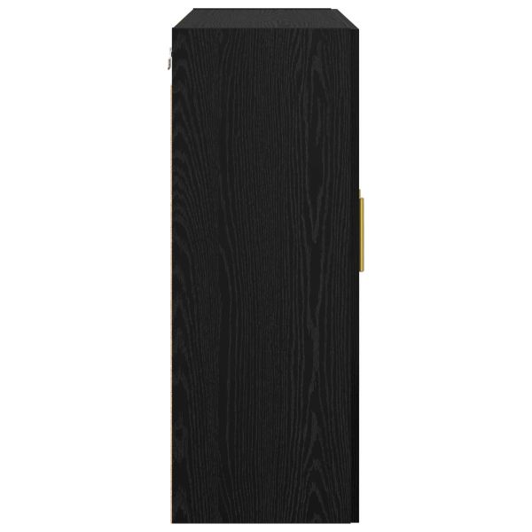 Стенен шкаф Черния дъб 69,5 x 34 x 90 см Инженерно дърво