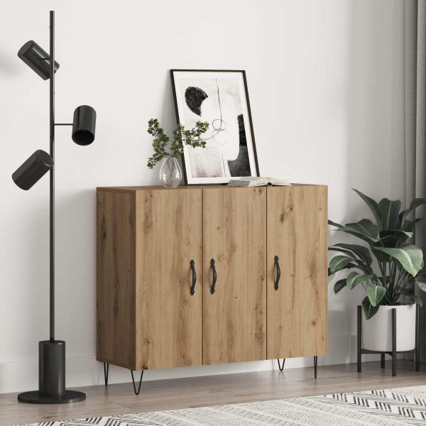 Служебен шкаф Дъб 90 x 32,5 x 80 см Инженерно дърво