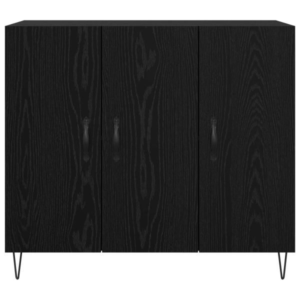 Служебен шкаф Черния дъб 90 x 32,5 x 80 см Инженерно дърво