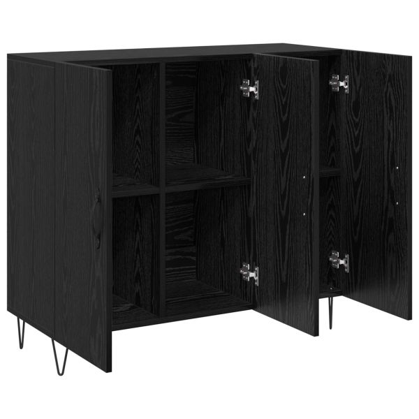 Служебен шкаф Черния дъб 90 x 32,5 x 80 см Инженерно дърво