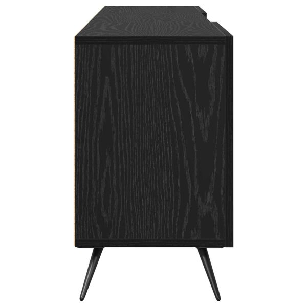 ТВ шкаф Черен дъб 150 x 30 x 50 cm Инженерно дърво