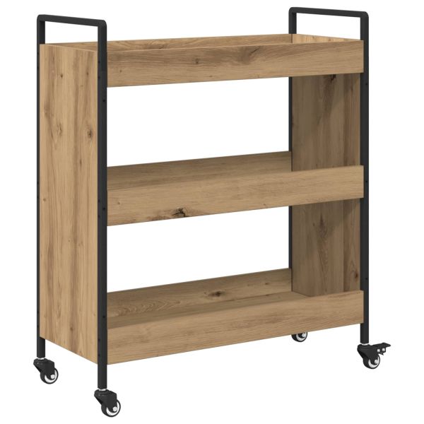 Кухненска количка Дъб 70 x 30 x 82 см Инженерно дърво