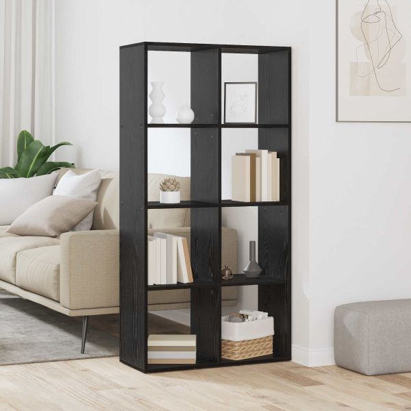 Шкаф за книги Черния дъб 69,5 x 29 x 137,5 см Инженерно дърво
