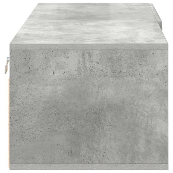 Дървен шкаф Лъскаво бяло 100,5 x 39 x 30 см Инженерно дърво